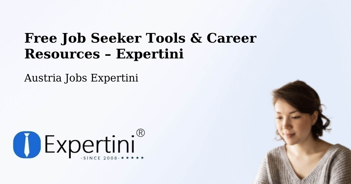 Free Job Seeker Tools & Career Resources – Jabing - Jabing, Austria Jobs Expertini
