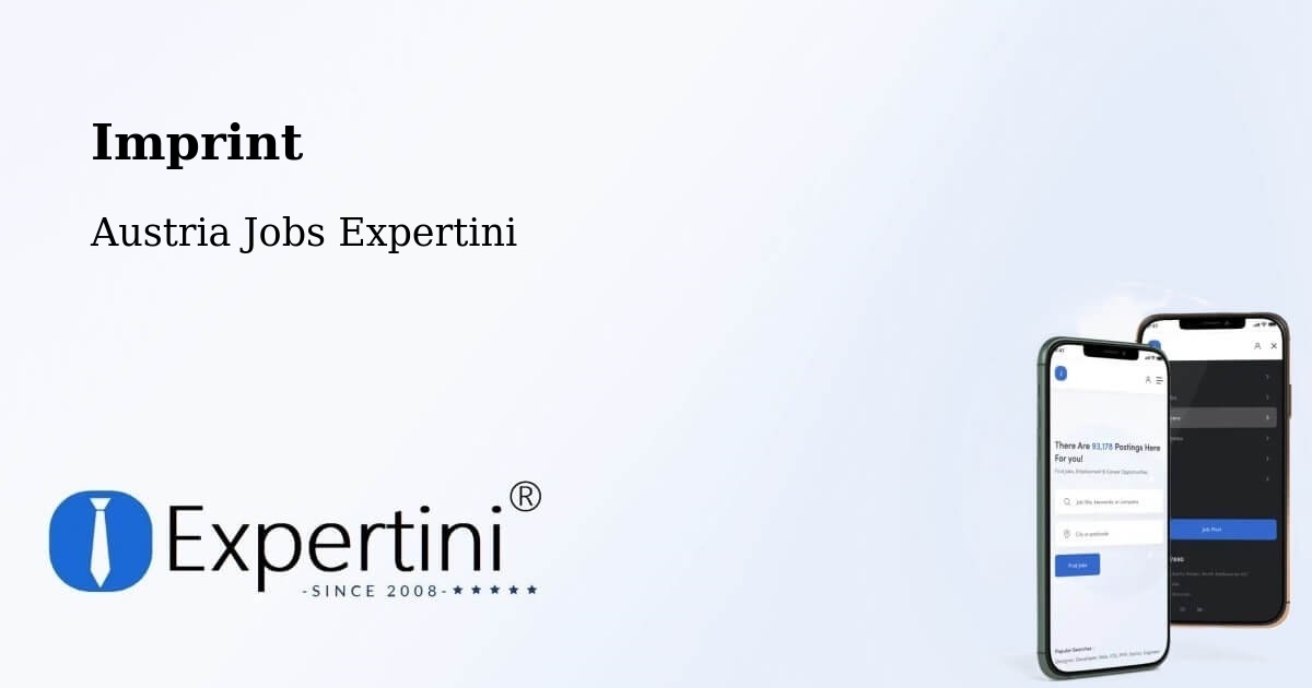 Imprint – Jabing - Austria Jobs Expertini